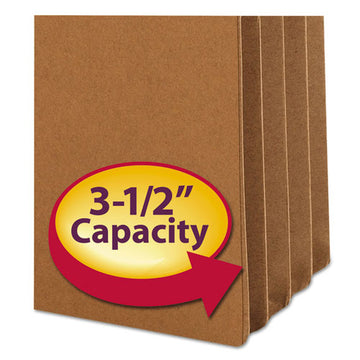 Smead® Redrope Drop Front File Pockets, 3.5" Expansion, Letter Size, Redrope, 25-box freeshipping - TVN Wholesale